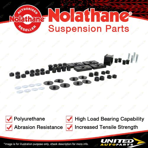 Nolathane Bush Front and Rear Essential Vehicle Kit NVK46C for Holden