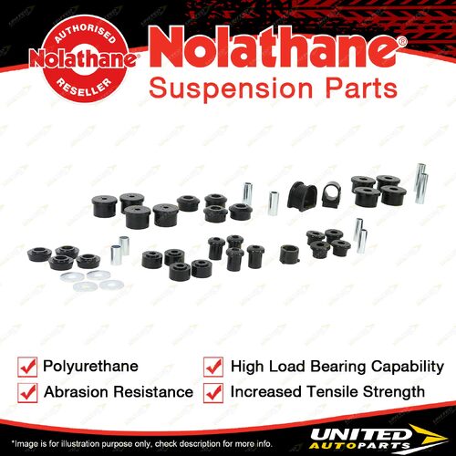 Nolathane Bush Front and Rear Essential Vehicle Kit NVK47C for Ford 1.6L