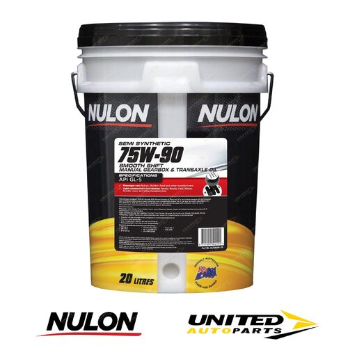 NULON 75W-90 Manual Gearbox Transaxle Oil 20L for AUDI A4 2.0 TFSI quattro B7