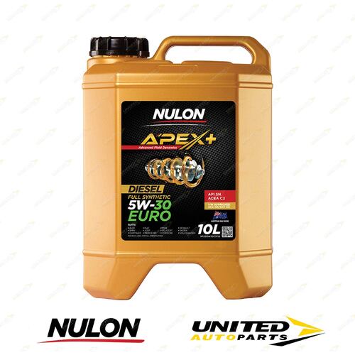 Nulon APEX+ Full SYN 5W-30 EURO 10L Engine Oil for BMW 318d Series 2.0L Diesel