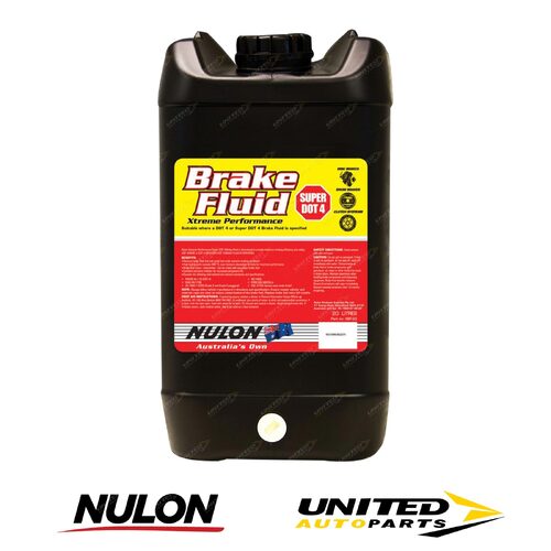 NULON Xtreme Brake Fluid Super DOT 4 20L for DAIMLER 4.0L Automatic 1989-1997