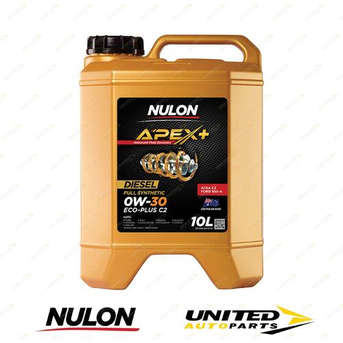 Nulon APEX+ 0W-30 ECO-PLUS C2 10L for PEUGEOT RCZ 2.0 Litre HDi Turbo Diesel