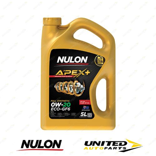 Nulon APEX+ 0W-20 ECO-GF6 5L for NISSAN Includes DATSUN Pulsar Series 1.8 Litre