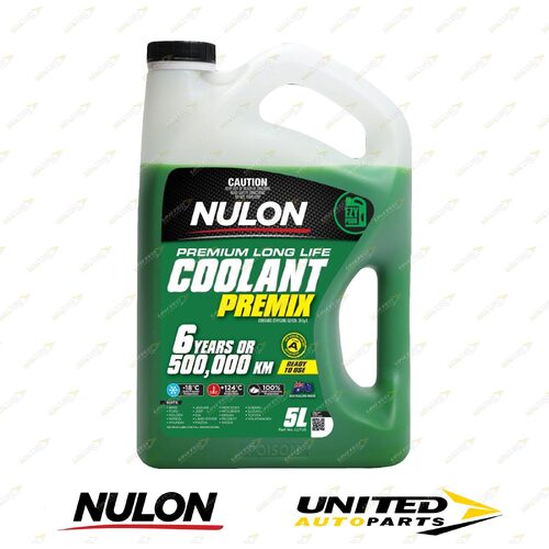 NULON Long Life Top-Up Coolant 5L for MITSUBISHI Grandis 2.4L Eng Auto 2004-2011