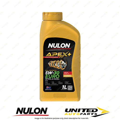 Nulon APEX+ 5W-30 EURO 1L for CITROEN C3 1.4 1.6 Litre 16V Eng. 2010-2017