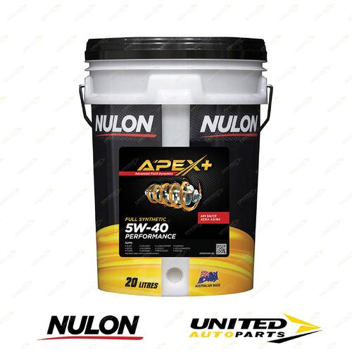 Nulon APEX+ Full SYN 5W-40 Performance 20L for NISSAN Includes DATSUN GT-R