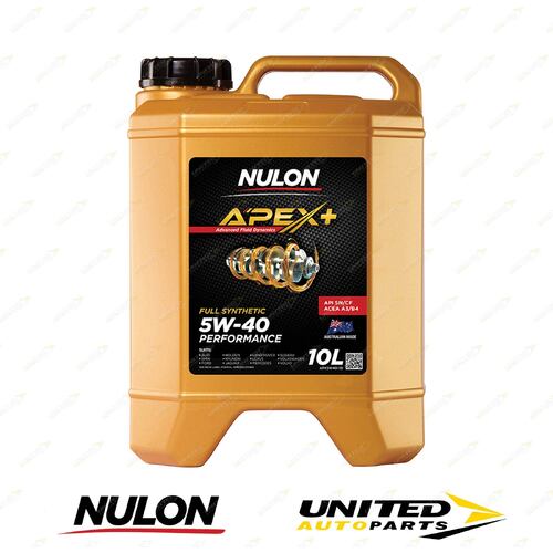 Nulon APEX+ 5W-40 Performance 10L for PEUGEOT 307 CC XS XSI/XSE 2002-2009