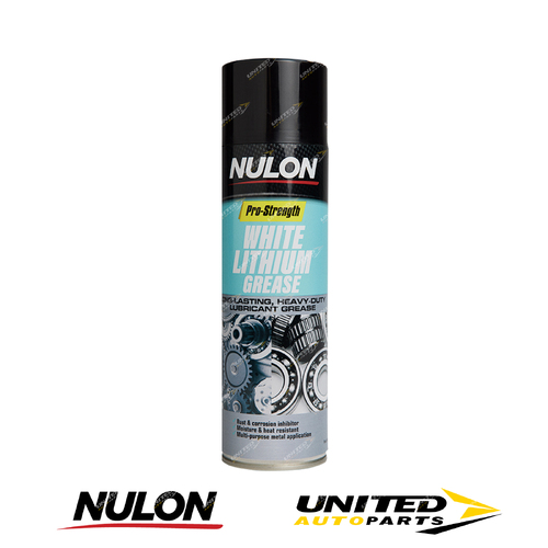 1 pc Nulon Pro-Strength White Lithium Grease Spray Can 300GM LMG300