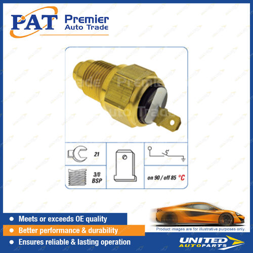 PAT Cooling Fan Switch - Spanner 21mm 3/8 BSP Thread Switch On Temp 90 Degree