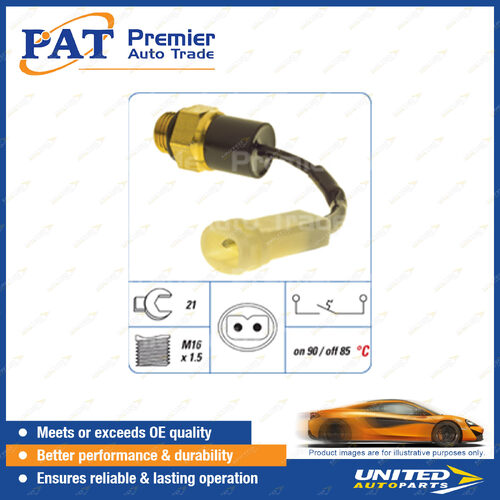 PAT Cooling Fan Switch - Spanner 21mm Normally Open Switch On Temp 90 Degree