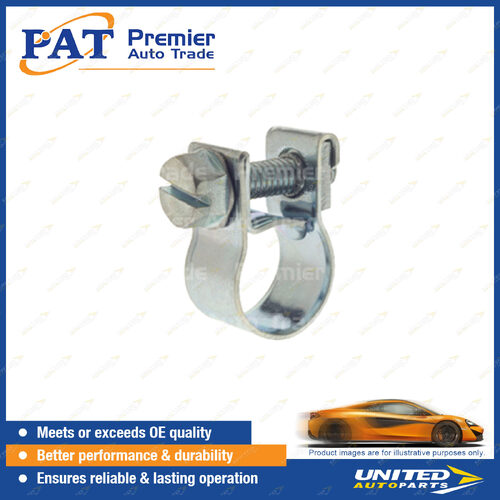 PAT ICON Series Nut & Bolt Hose Clamps - Zinc Plated 12-14mm Package of 2