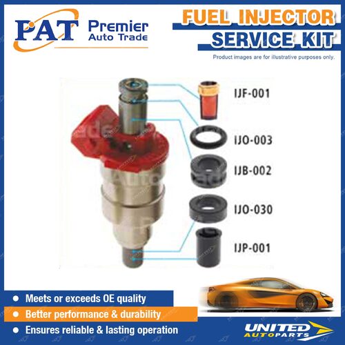 Fuel Injector Service Kit for Nissan Prairie Skyline R32 Bluebird Pintara U12