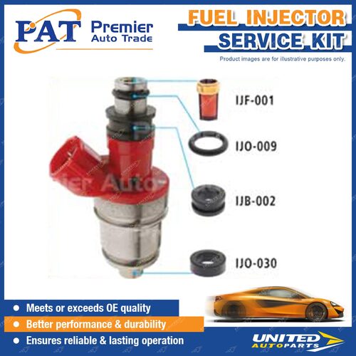 PAT Fuel Injector Service Kit for Holden Rodeo TF 2.6L 1988 - 1998