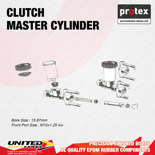 Protex Clutch Master Cylinder for Mazda 929 HC HCSP HD HDEP HE HEEP LA LA4MS