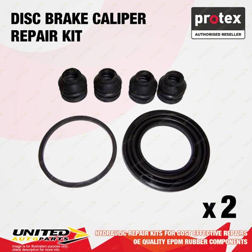 2x Front Protex Disc Caliper Repair Kit for Alfa Romeo Alfasud Sprint Minor