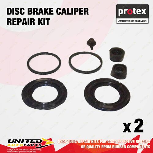 2x Front Protex Disc Caliper Repair Kit for Holden One Tonner VZ Utility FB