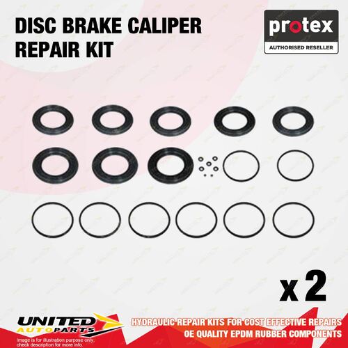 2x Front Protex Disc Caliper Repair Kit for Iveco Eurocargo 150E23 ML150 5.9L