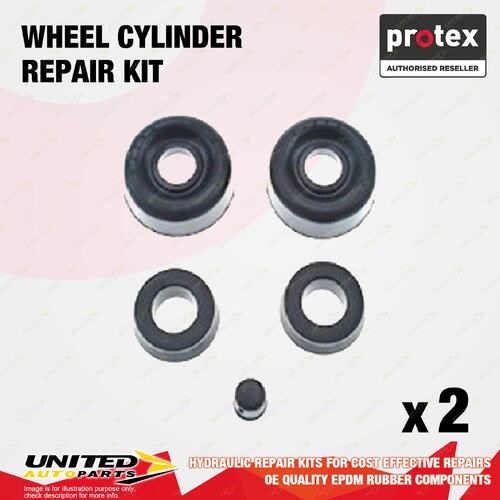 2x Rear Protex Wheel Cylinder Repair Kit for Nissan Navara D22 2.4L 1997-1999