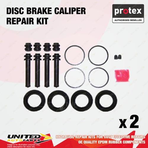 2x Front Protex Disc Caliper Repair Kit for Mitsubishi Fuso ROSA BE 08-On Minor