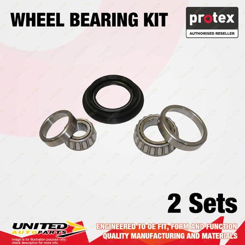 2x Front Protex Wheel Bearing Kit for Nissan Fairlady Z31 Pintara Skyline R31