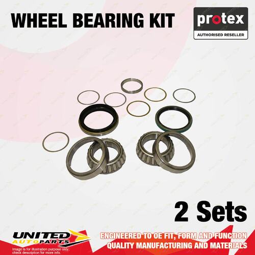 2x Front Protex Wheel Bearing Kit for Ford Laser BF KA KB Meteor GA GB 1981-1985