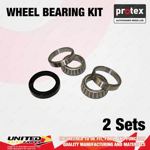 2x Front Protex Wheel Bearing Kit for Mitsubishi Colt GL XL RC SE RB RD RA RE