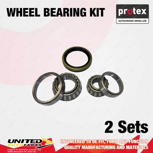 2x Front Protex Wheel Bearing Kit for Holden Torana Deluxe LC TA HB LJ Disc