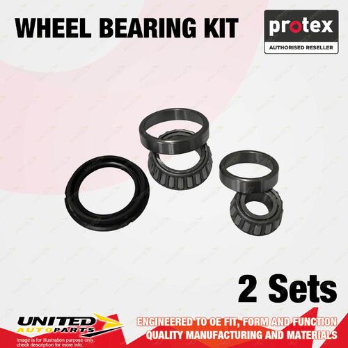 2x Front Protex Wheel Bearing Kit for Volkswagen Beetle MK1 1.3L RWD 1966-1976