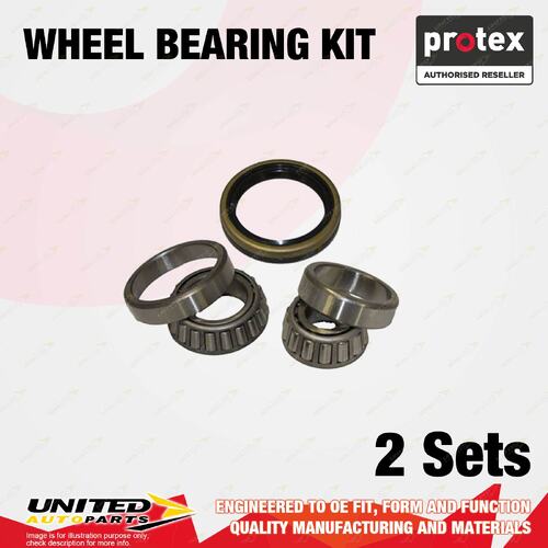 2x Front Protex Wheel Bearing Kit for Mazda 626 GC GCES FE 8V FWD 2.0L 1983-1987