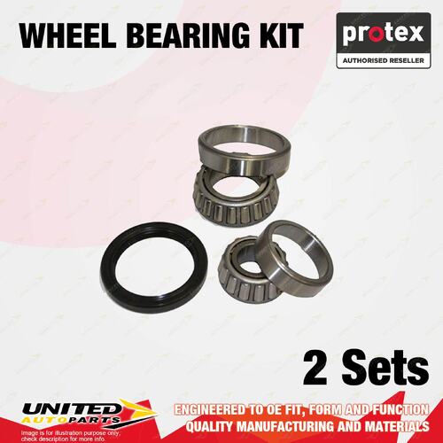 2x Front Protex Wheel Bearing Kit for Mitsubishi L200 Express MA MB MC MD RWD