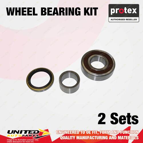 2x Rear Protex Wheel Bearing Kit for Nissan Homer F20 Stanza A10 PA10 Sunny B310