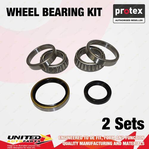 2x Rear Protex Wheel Bearing Kit for Mercedes Benz W114 W123 S124 R107 S123 R129