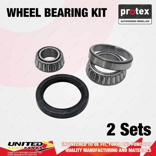 2x Rear Protex Wheel Bearing Kit for Saab 900 B201T 99 2.0L I4 SOHC 1979-1984