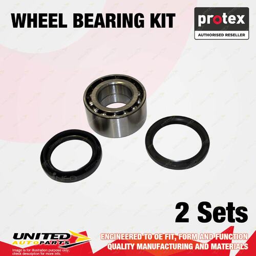 2x Front Protex Wheel Bearing Kit for Suzuki Alto SH410 Swift SA413 1.0L 1.3L