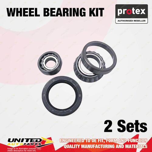 2x Front Protex Wheel Bearing Kit for Mercedes Benz 190 W201 190D W201 190E W201