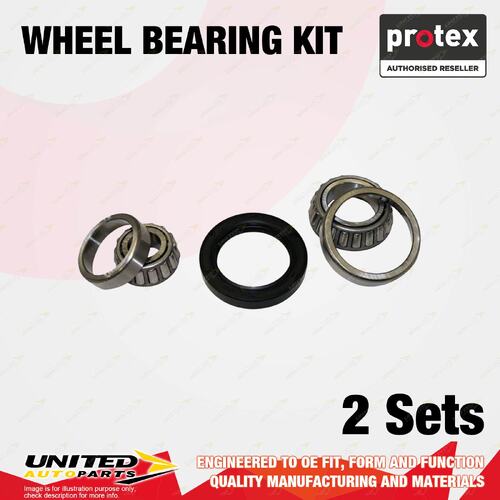 2x Front Protex Wheel Bearing Kit for Mercedes Benz 190E 220E 230E 260E 300 320