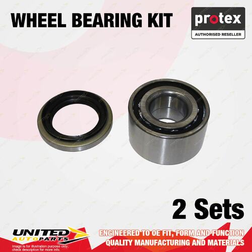 2x Front Protex Wheel Bearing Kit for Lexus SC400 UZZ31R UZZ31 4.0L V8 1991-1997