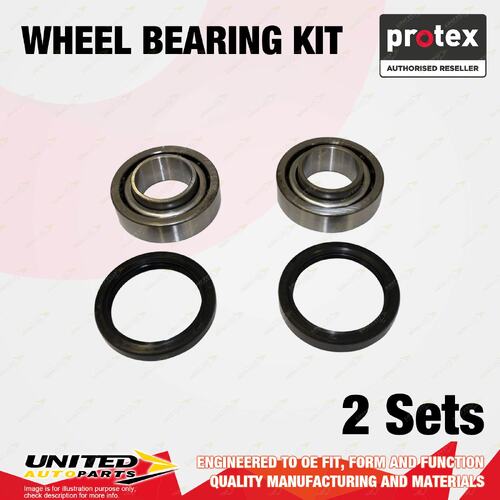 2x Front Protex Wheel Bearing Kit for Leyland Mini Clubman Moke A Series I4