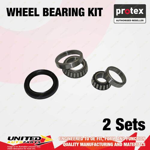 2x Front Protex Wheel Bearing Kit for Volvo 240 GL GLE 260 740 760 2.3L 2.8L V6