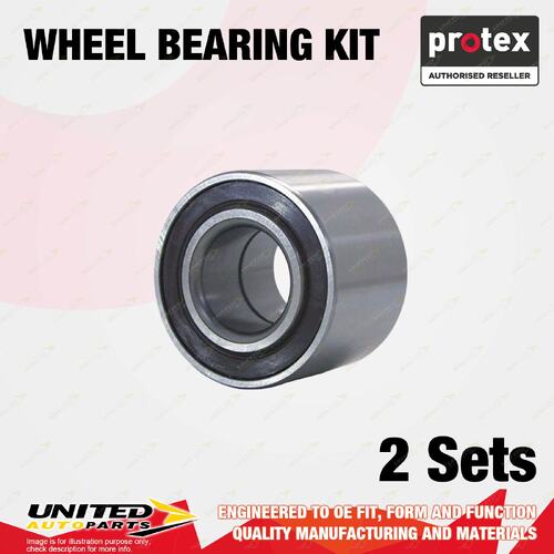 2x Front Protex Wheel Bearing Kit for Suzuki Super Carry SK410 DA21V 1.0L I4