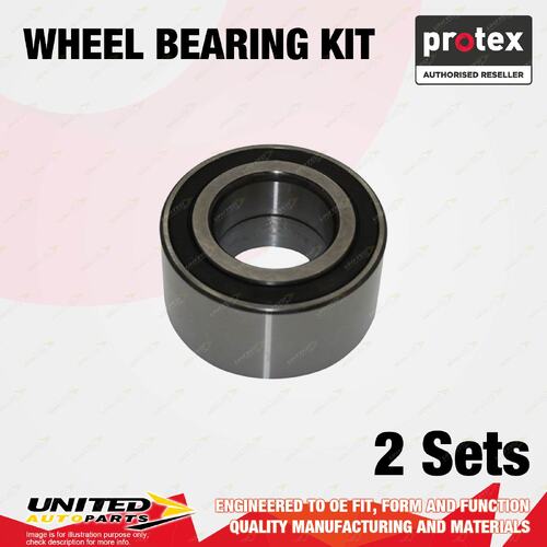 2x Front Protex Wheel Bearing Kit for MG ZR160 18K4K DOHC 1.8L I4 2004-2006