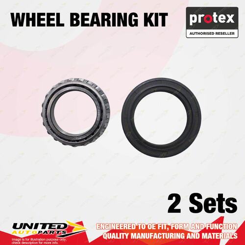 2x Front Protex Wheel Bearing Kit for Saab 99 PE104S B20 1.9L 2.0L FWD 1971-1974