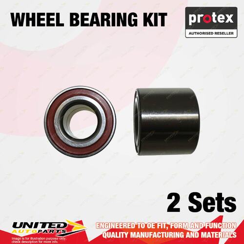 2x Rear Protex Wheel Bearing Kit for Suzuki Alto GF Ignis Sport RG413 RG415