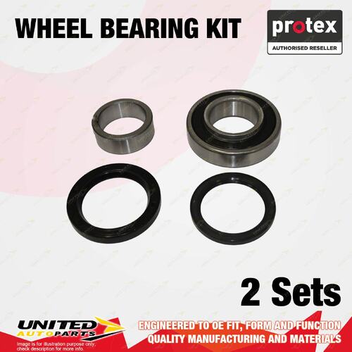 2x Rear Protex Wheel Bearing Kit for Suzuki Grand Vitara Vitara SE416 V6 W/O ABS