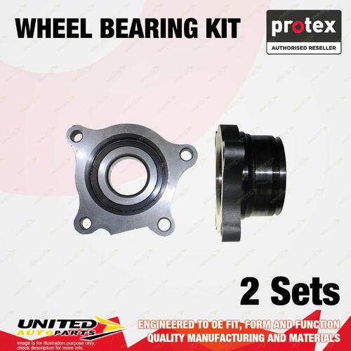 2x Front Protex Wheel Bearing Kit for Nissan UD CWA45 11.7L Diesel I6 1981-1989