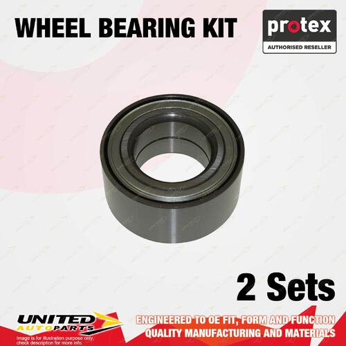 2x Rear Protex Wheel Bearing Kit for Mercedes Benz 180E 190 230E 300 320E 600SL