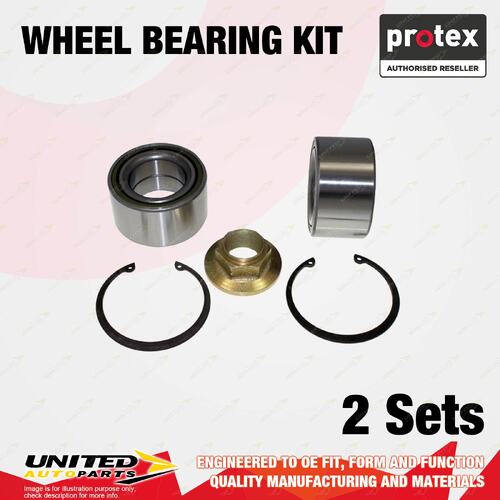 2x Front Protex Wheel Bearing Kit for MG F TF 160 1.3L 1.8L 88KW 118KW 1953-2005