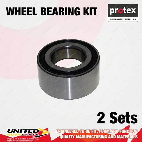 2x Front Protex Wheel Bearing Kit for Rover 827 2.7L C27A V6 SOHC EFI 1989-1992