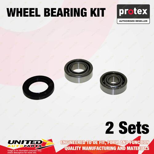 2x Front Protex Wheel Bearing Kit for MG Midget MK3 MK4 I4 1.3L 1.5L 1967-1979