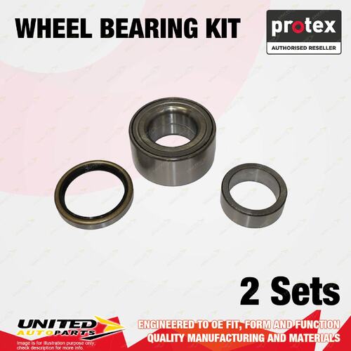 2x Rear Protex Wheel Bearing Kit for Suzuki Vitara SE416 XL7 JA627 1.6L 2.7L